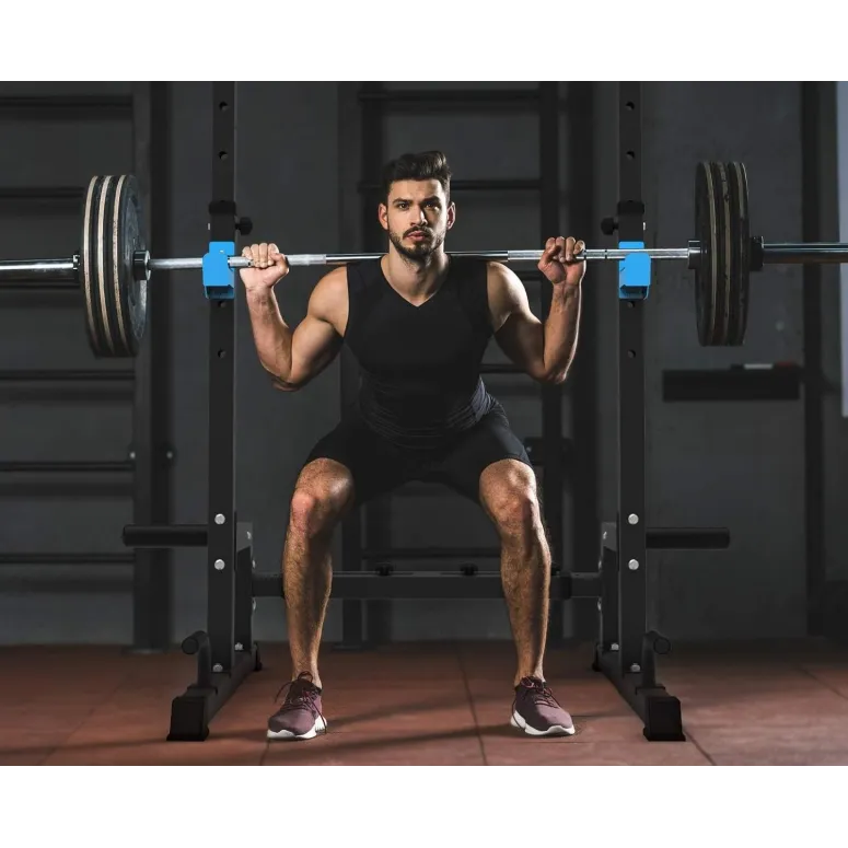 Drążek do Ćwiczeń w Domu JX FITNESS Barbell Rack Wielofunkcyjny Regulowany