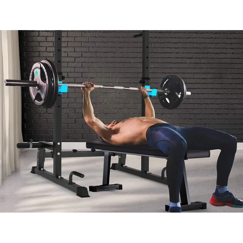 Drążek do Ćwiczeń w Domu JX FITNESS Barbell Rack Wielofunkcyjny Regulowany