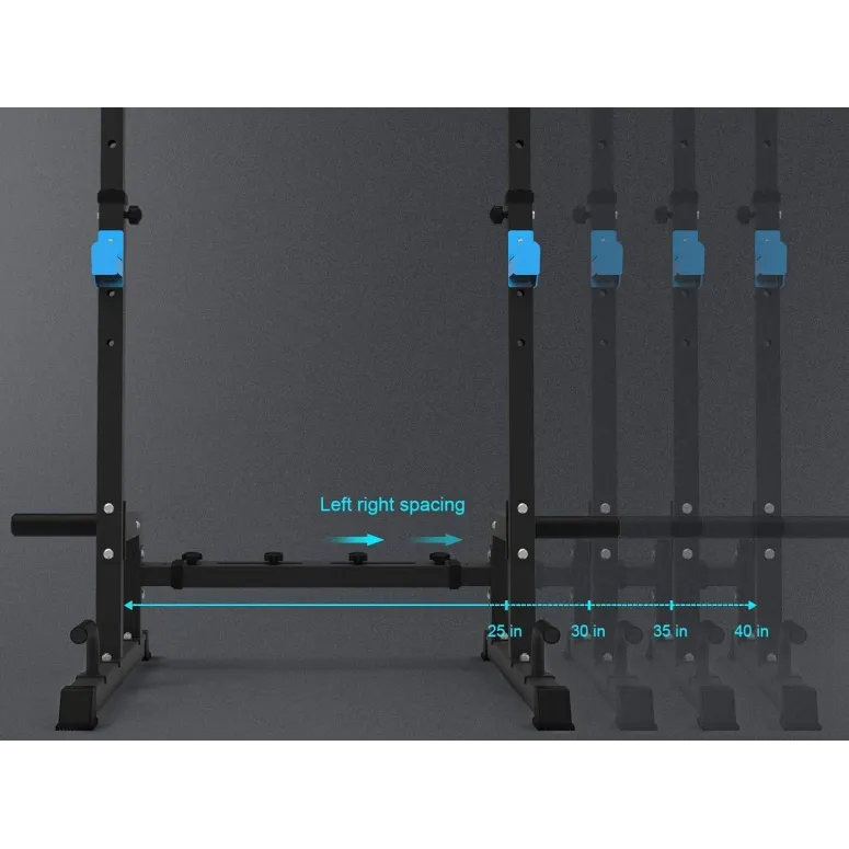 Drążek do Ćwiczeń w Domu JX FITNESS Barbell Rack Wielofunkcyjny Regulowany
