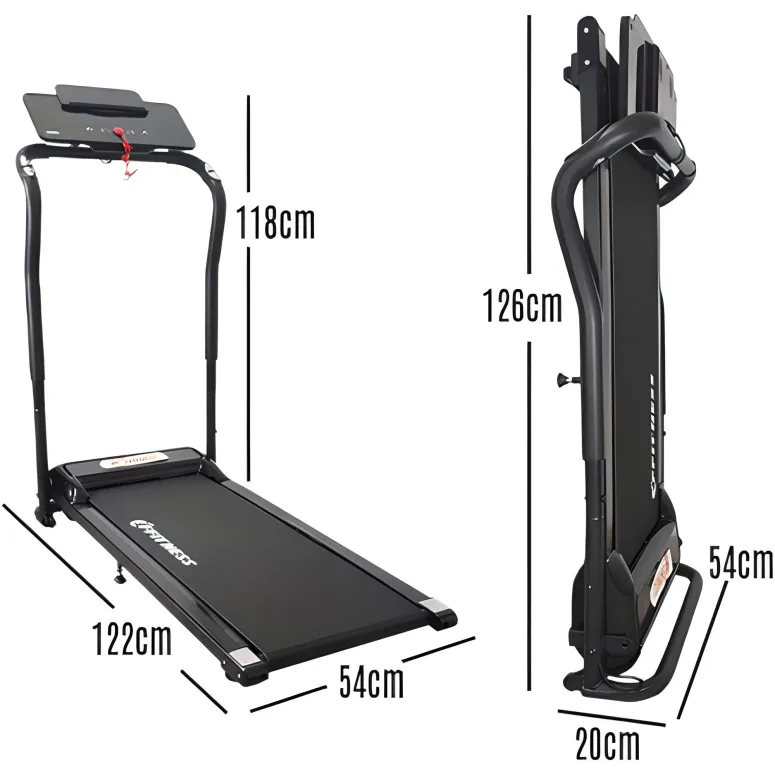 Bieżnia Elektryczna Składana Domowa FFitness FLTP6831 BT 10 km/h LCD 2300W