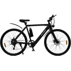 Elektryczny Rower Miejski Męski 28 Wspomaganie 6 bieg ALU Tarcze Światła