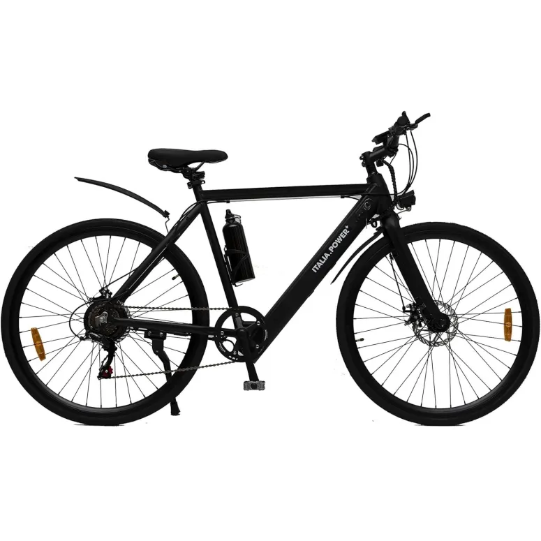 Elektryczny Rower Miejski Męski 28 Wspomaganie 6 bieg ALU Tarcze Światła