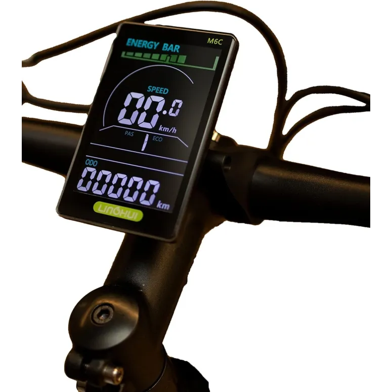 Elektryczny Rower Miejski Męski 28 Wspomaganie 6 bieg ALU Tarcze Światła