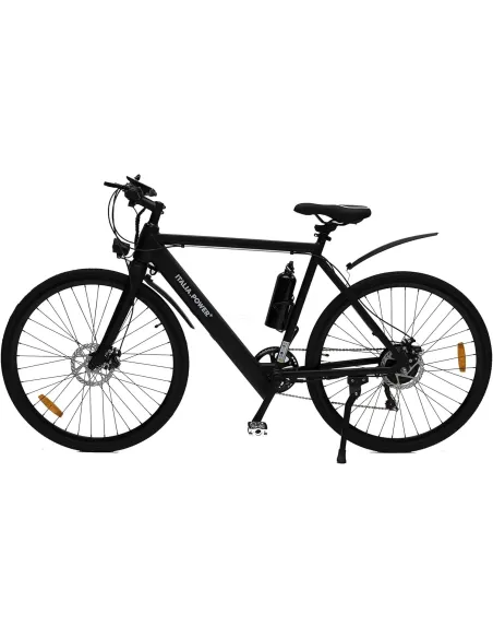 Elektryczny Rower Miejski Męski 28 Wspomaganie 6 bieg ALU Tarcze Światła