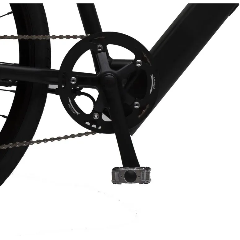 Elektryczny Rower Miejski Męski 28 Wspomaganie 6 bieg ALU Tarcze Światła