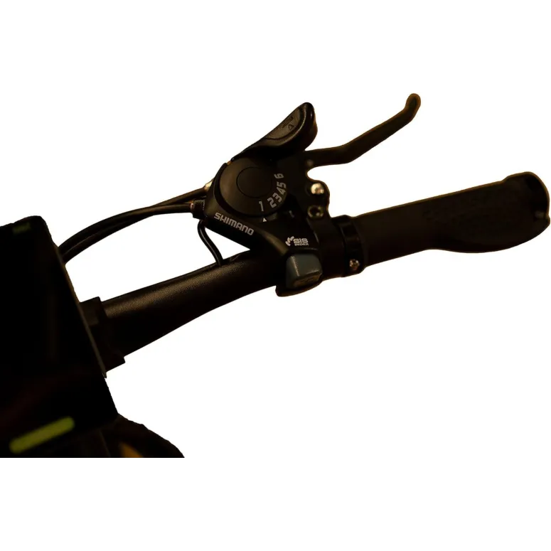 Elektryczny Rower Miejski Męski 28 Wspomaganie 6 bieg ALU Tarcze Światła