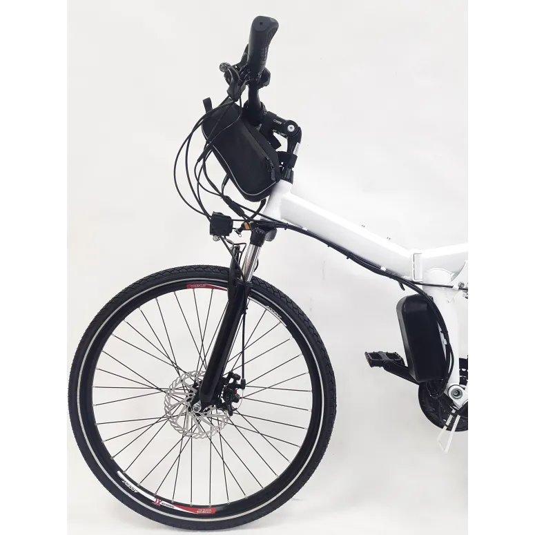 Elektryczny Rower Górski 26 Unisex Składak 21 Biegów Składany Oświetlenie