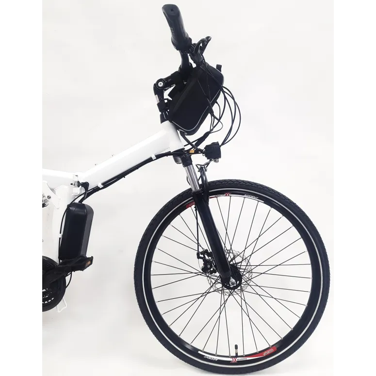 Elektryczny Rower Górski 26 Unisex Składak 21 Biegów Składany Oświetlenie