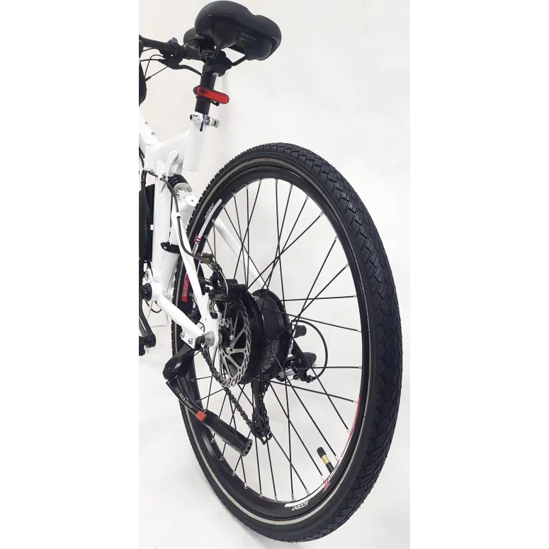 Elektryczny Rower Górski 26 Unisex Składak 21 Biegów Składany Oświetlenie