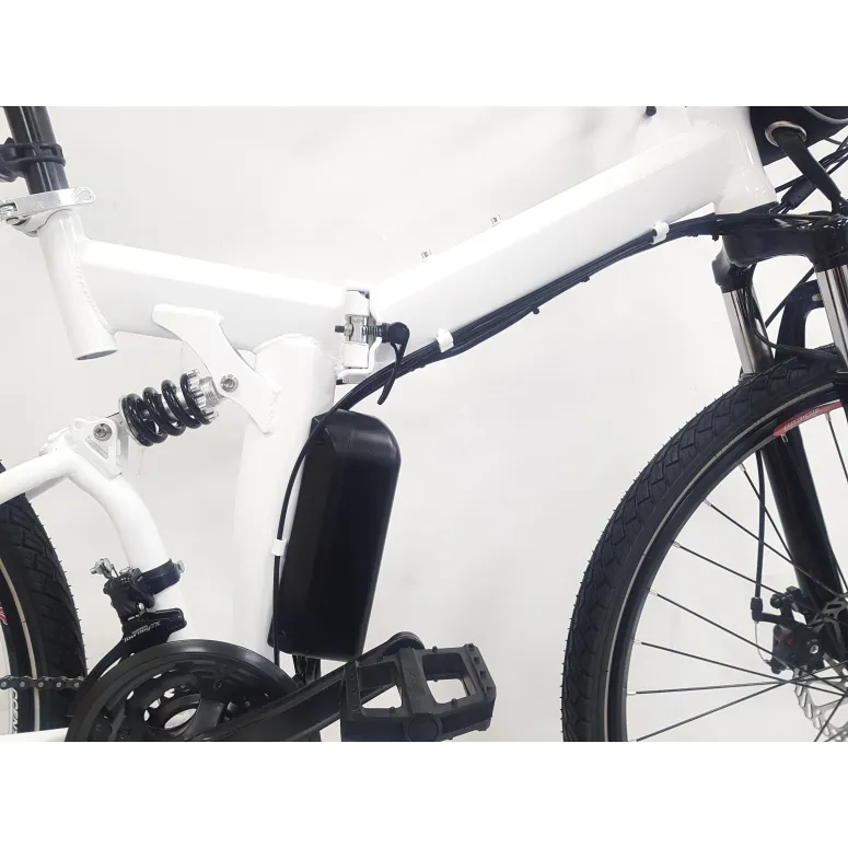 Elektryczny Rower Górski 26 Unisex Składak 21 Biegów Składany Oświetlenie