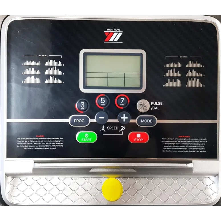 Bieżnia Elektryczna Składana YM TAP 100 PLATINUM 12km/h 120kg 12 Programów