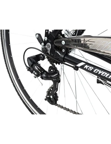 Męski Rower Trekkingowy 28 Turystyczny 21 bieg Alu Bagaż Błotniki Dzwonek