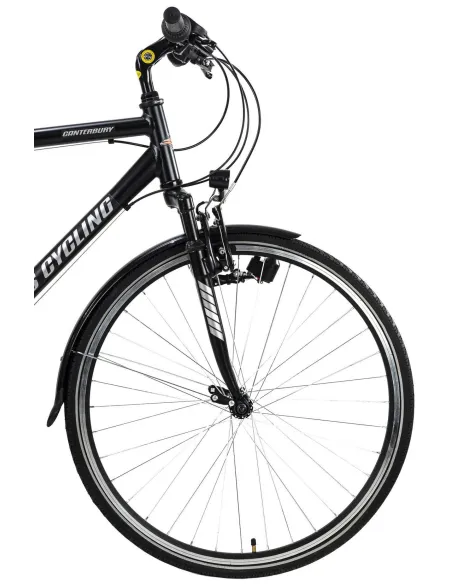 Męski Rower Trekkingowy 28 Turystyczny 21 bieg Alu Bagaż Błotniki Dzwonek