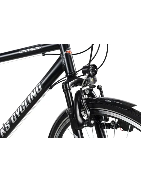 Męski Rower Trekkingowy 28 Turystyczny 21 bieg Alu Bagaż Błotniki Dzwonek