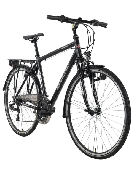 Męski Rower Trekkingowy 28 Turystyczny 21 bieg Alu Bagaż Błotniki Dzwonek