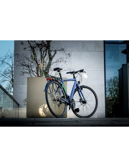 Rower Trekkingowy Męski 28 ALU 21 bieg Tarcze Bagaż Światła Dzwonek Stopka