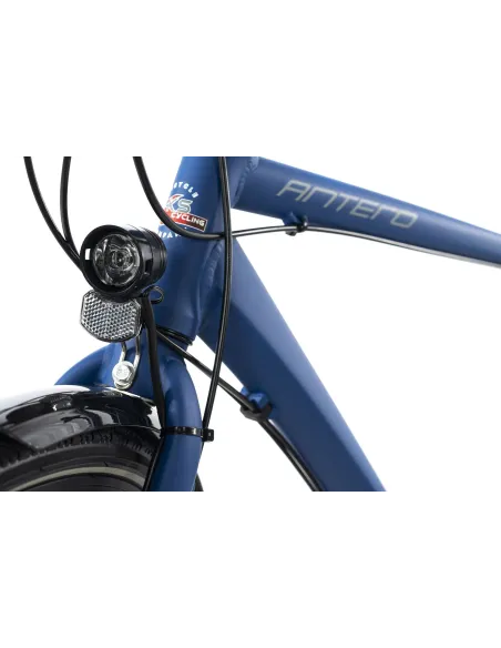 Rower Trekkingowy Męski 28 ALU 21 bieg Tarcze Bagaż Światła Dzwonek Stopka