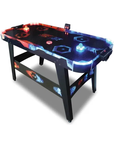 Cymbergaj Carromco AIRHOCKEY 4031 Zestaw Stół Akcesoria LED Drewno Tworzywo