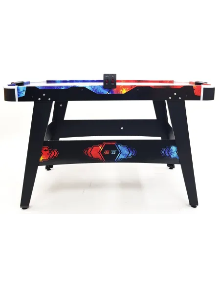 Cymbergaj Carromco AIRHOCKEY 4031 Zestaw Stół Akcesoria LED Drewno Tworzywo