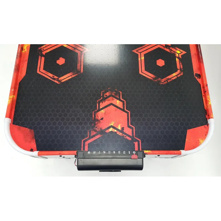 Cymbergaj Carromco AIRHOCKEY 4031 Zestaw Stół Akcesoria LED Drewno Tworzywo