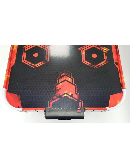 Cymbergaj Carromco AIRHOCKEY 4031 Zestaw Stół Akcesoria LED Drewno Tworzywo