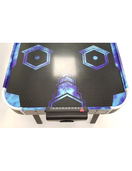 Cymbergaj Carromco AIRHOCKEY 4031 Zestaw Stół Akcesoria LED Drewno Tworzywo