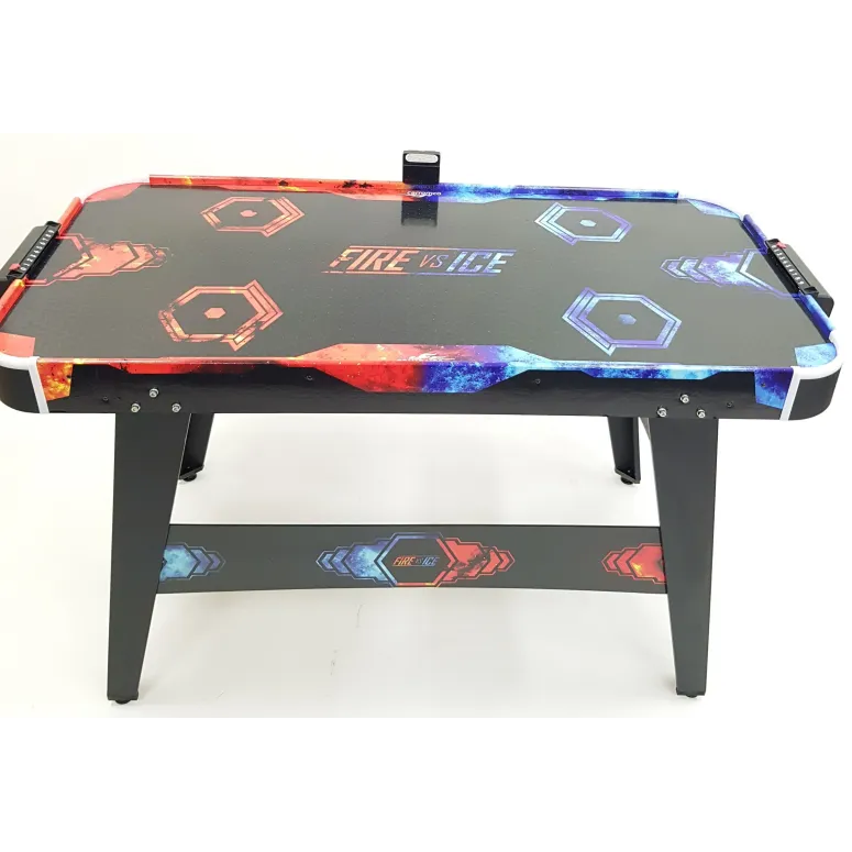 Cymbergaj Carromco AIRHOCKEY 4031 Zestaw Stół Akcesoria LED Drewno Tworzywo