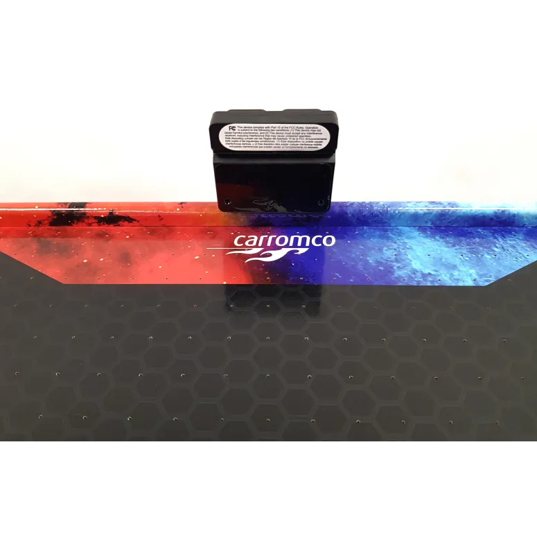 Cymbergaj Carromco AIRHOCKEY 4031 Zestaw Stół Akcesoria LED Drewno Tworzywo