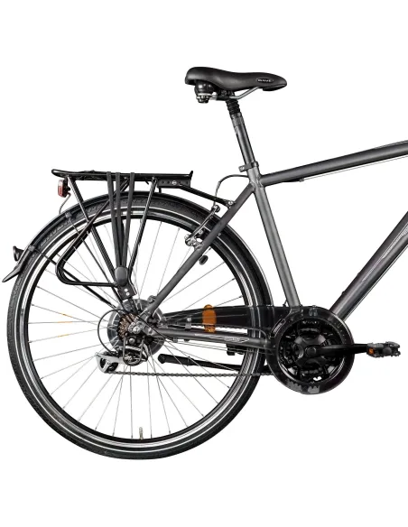 Rower Trekkingowy Męski 28 Aluminiowy Bagaż Oświetlenie Stopka Turystyczny