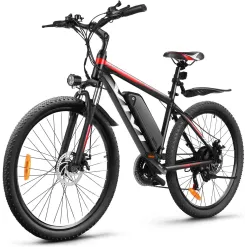 Elektryczny Rower Górski 26 Unisex 21 Biegów Tarcze Dźwignie ALU Błotniki