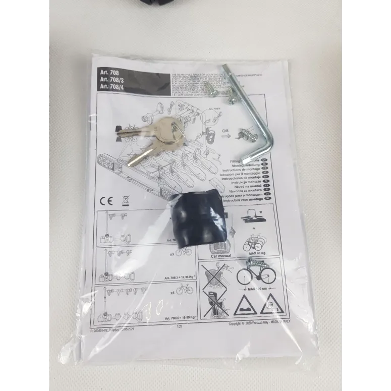 Bagażnik Rowerowy Peruzzo Como 4 Na 4 Rowery Do 60 kg Wtyczka 13-pin