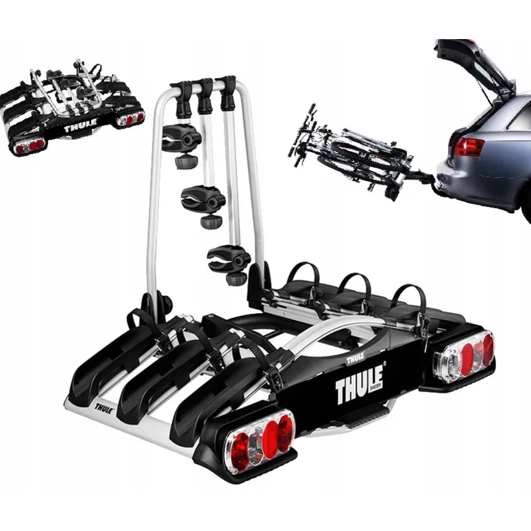 Bagażnik Rowerowy THULE EuroWay G2 922 Na 3 Rowery Do 51 kg Wtyczka 13-pin