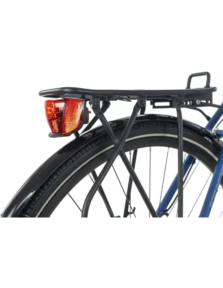 Rower Trekkingowy Męski 28 ALU Tarcze 21 bieg Cyngle Bagaż Światła Dzwonek