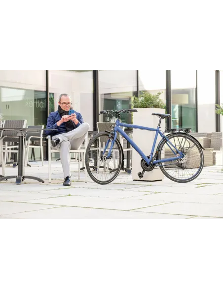 Rower Trekkingowy Męski 28 ALU Tarcze 21 bieg Cyngle Bagaż Światła Dzwonek