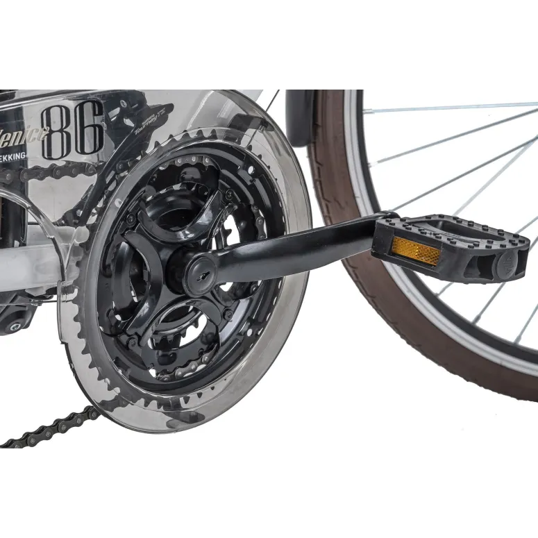 Rower Trekkingowy Męski 28 Błotniki 21 Biegów Revo Stopka Dynamo Bagażnik