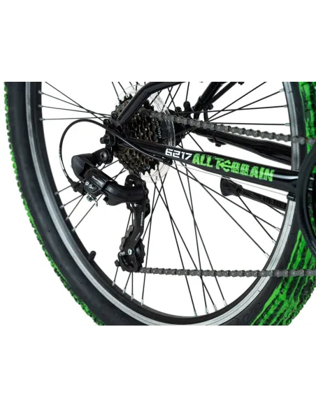 Rower Górski Unisex 26 MTB Cyngle 21 Biegów Błotniki Światła Dzwonek Stopka