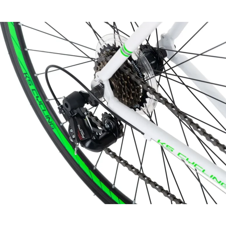 Rower Szosowy Męski Damski 28 Aluminium Dźwignie Kolarzówka Dzwonek Wyścig