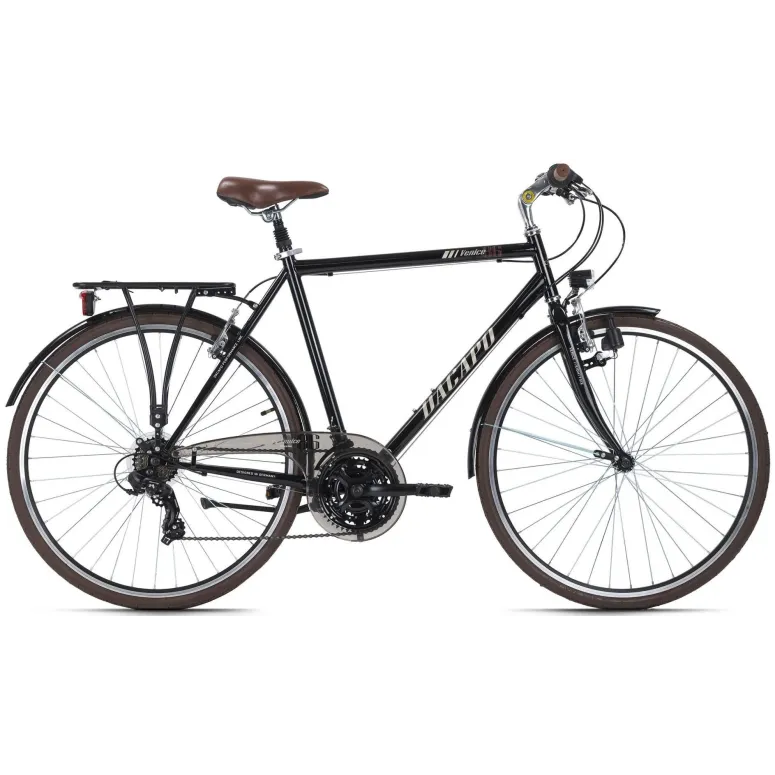 Rower Trekkingowy Męski 28 Revo 21 Biegów Dzwonek Stopka Bagażnik Światła