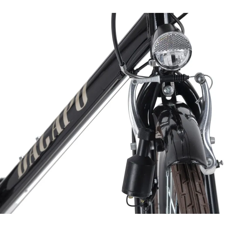 Rower Trekkingowy Męski 28 Revo 21 Biegów Dzwonek Stopka Bagażnik Światła