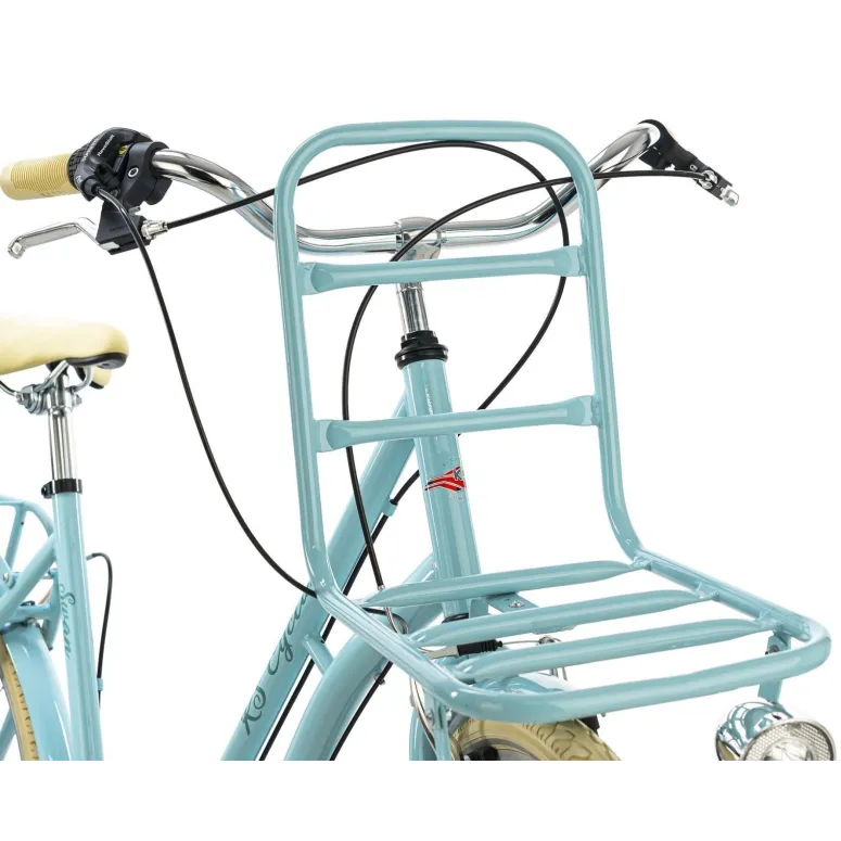 Rower Miejski Damski 28 Revo 6 Biegów Bagażniki Błotniki Światła Dzwonek