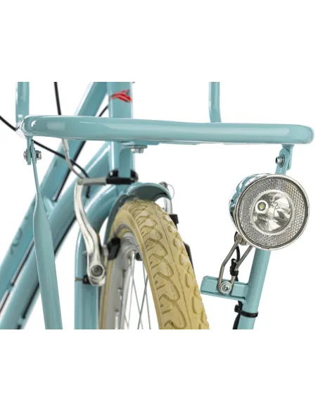 Rower Miejski Damski 28 Revo 6 Biegów Bagażniki Błotniki Światła Dzwonek