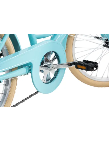 Rower Dziecięcy 20 Oświetlenie Błotniki 6 Biegów Bagażnik Dzwonek Stopka