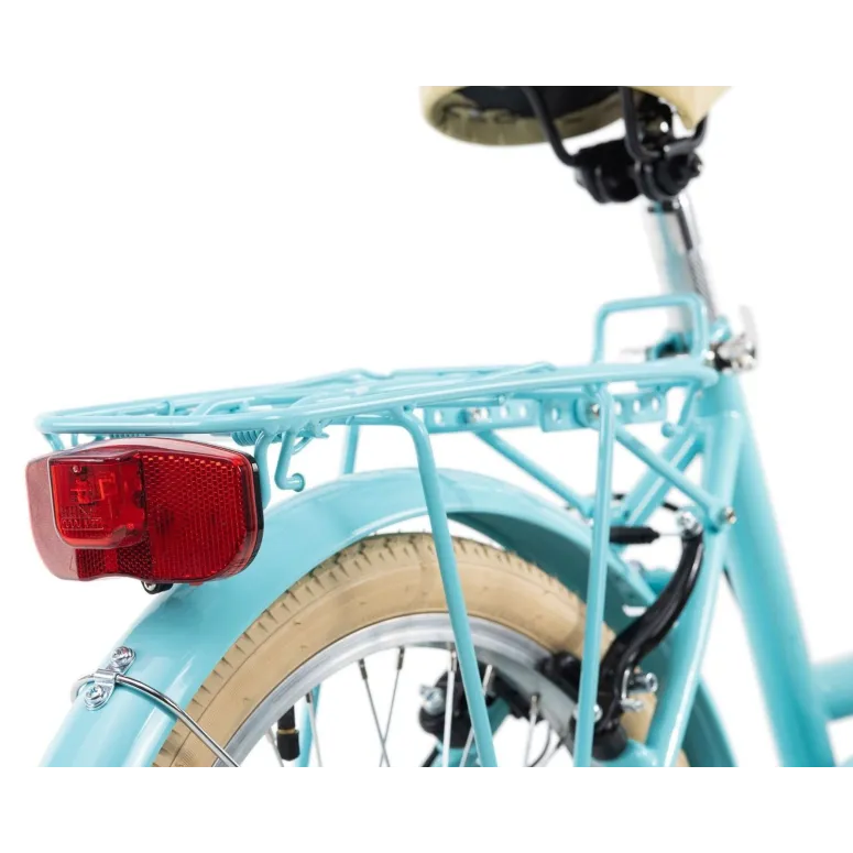 Rower Dziecięcy 20 Oświetlenie Błotniki 6 Biegów Bagażnik Dzwonek Stopka