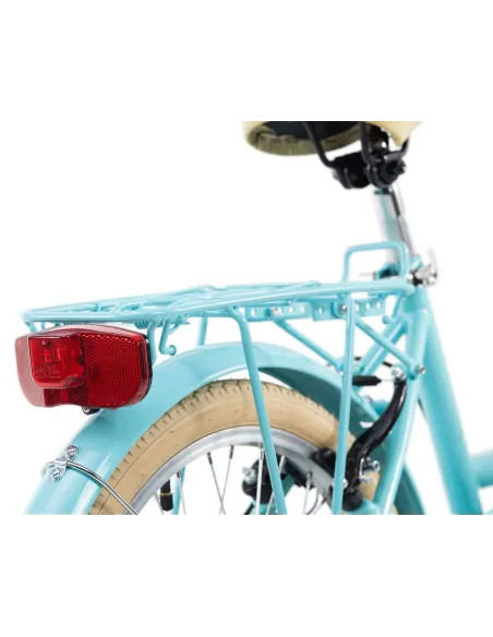 Rower Dziecięcy 20 Oświetlenie Błotniki 6 Biegów Bagażnik Dzwonek Stopka