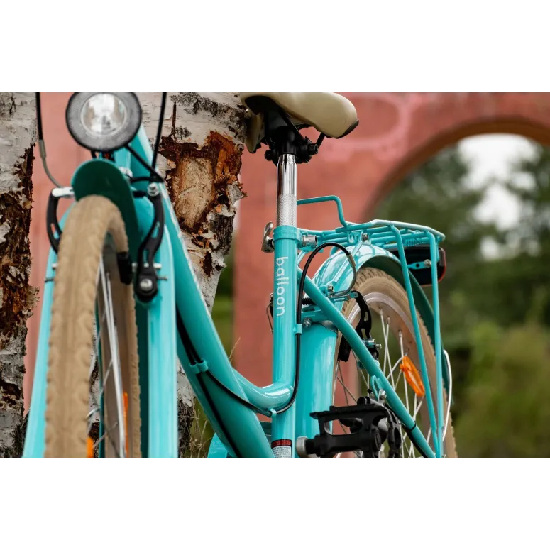 Rower Dziecięcy 20 Oświetlenie Błotniki 6 Biegów Bagażnik Dzwonek Stopka