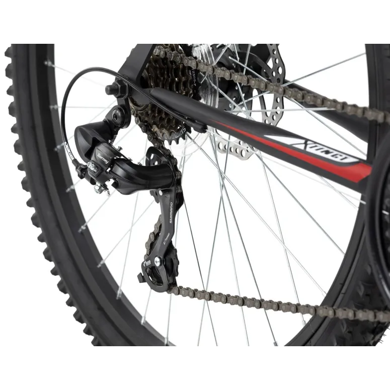 Rower Górski Uniwersalny 26 MTB Młodzieżowy Tarcze 21 Biegów Dzwonek Góral