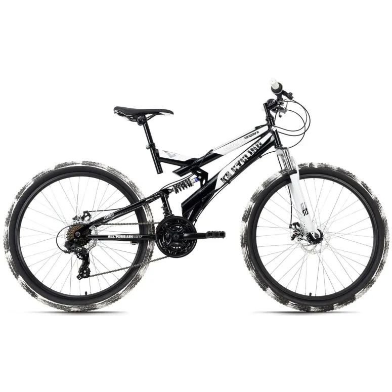 Rower Górski Uniwersalny 26 Młodzieżowy 21 Biegów Tarcze Amory Dzwonek