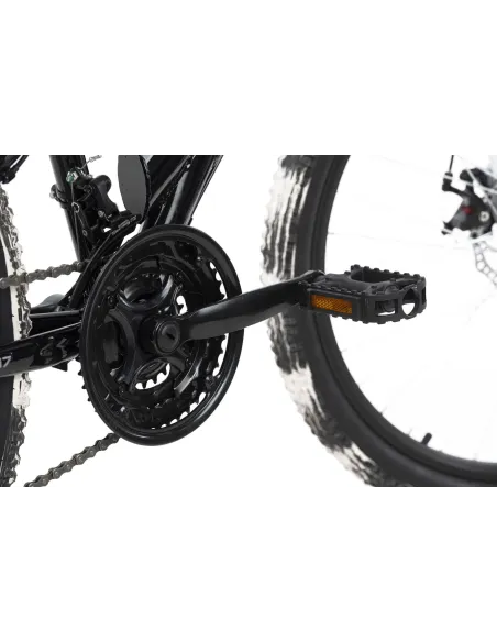 Rower Górski Uniwersalny 26 Młodzieżowy 21 Biegów Tarcze Amory Dzwonek