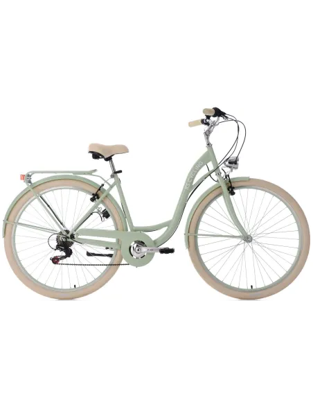 Rower Miejski Damski 28 Revo 6 Biegów Damka Dzwonek Bagażnik Oświetlenie