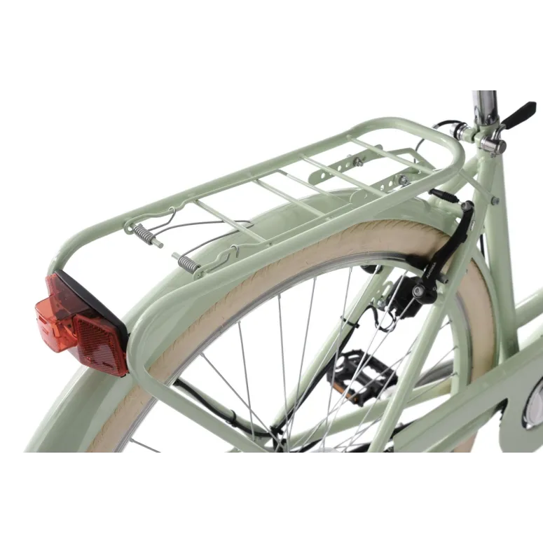 Rower Miejski Damski 28 Revo 6 Biegów Damka Dzwonek Bagażnik Oświetlenie